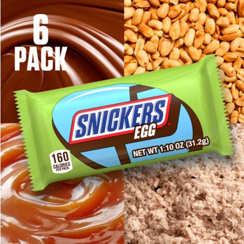 Snickers Easter Eggs Caramel Chocolate Candy Multi-Pack Perspective: left