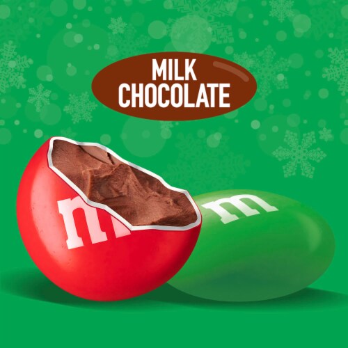 M&M'S Milk Chocolate Christmas Candy Gift 13-Ounce Jar, Packaged Candy