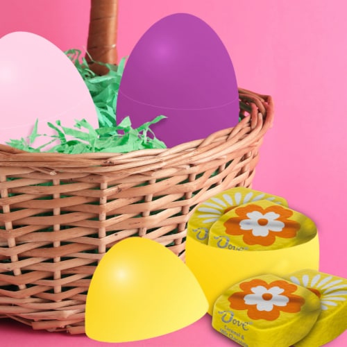 Dove Promises Easter Candy Caramel & Milk Chocolate Candy Assortment Bag Perspective: left