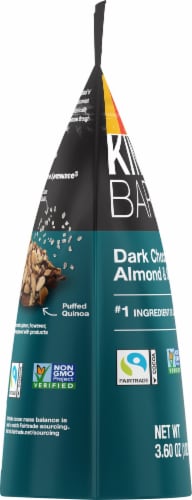 KIND Dark Chocolate Almond & Sea Salt Bark Perspective: left