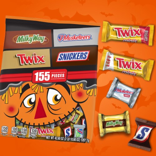 Mars Mixed Miniatures Halloween Stand Up Pouch Perspective: left