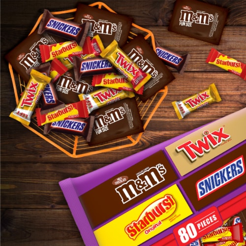  M&M'S Original & Peanut, SNICKERS & TWIX Variety Pack