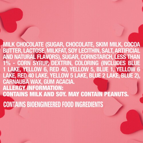M&M's Valentine's Day Composition Book Boxed Milk Chocolate Candies Perspective: left
