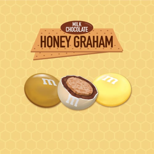 M&M'S Milk Chocolate Honey Graham Easter Candy Bag, 8 oz - Kroger