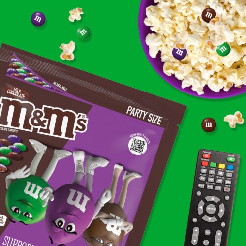 M&M's Limited Edition Milk Chocolate Candy featuring Purple Candy Party  Size Bulk Bag, 38 oz - City Market