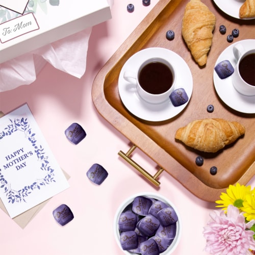 Dove Promises Dark Chocolate Almond Easter Candy Bag Perspective: left