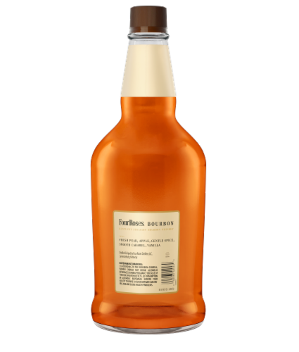 Four Roses Bourbon, 80 Proof Perspective: left
