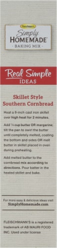 Fleischmann's® Simply Homemade® Cornbread Baking Mix Perspective: left