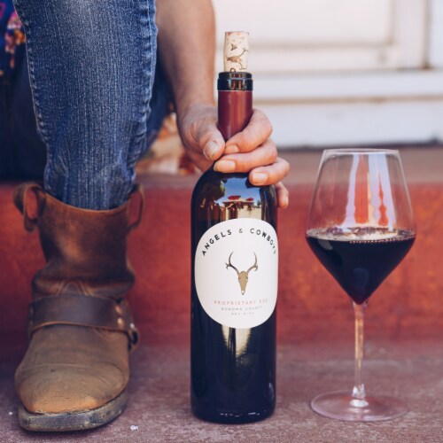 Angels & Cowboys Proprietary Red Blend Wine Perspective: left