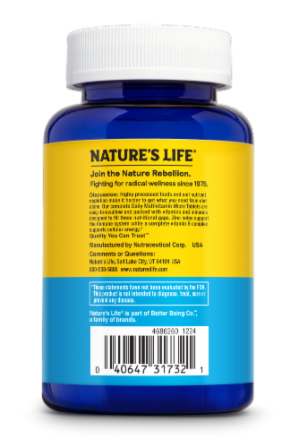 Nature's Life® Mighty Mini Vite Tablets Perspective: left