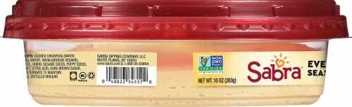 Sabra Everything Bagel Hummus 10 oz Perspective: left