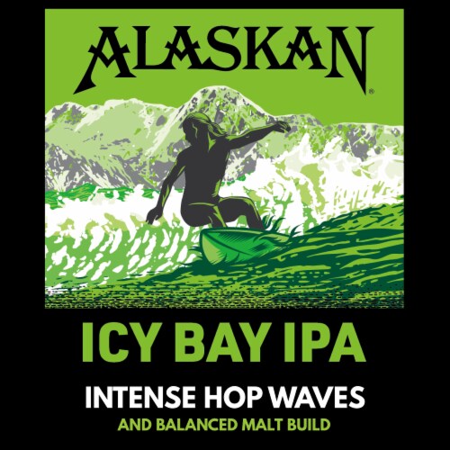 Alaskan Brewing Co. IPA Craft Beer Perspective: left