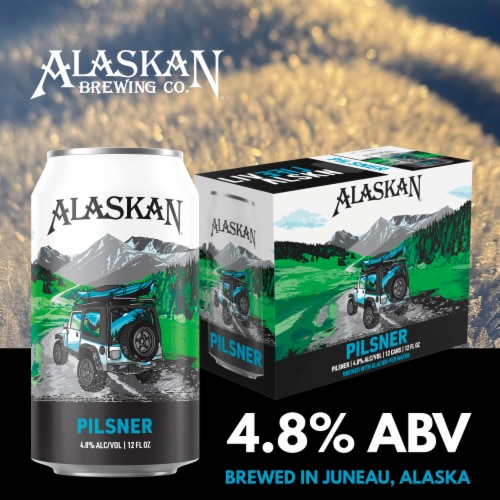 Alaskan Pilsner Craft Beer Perspective: left