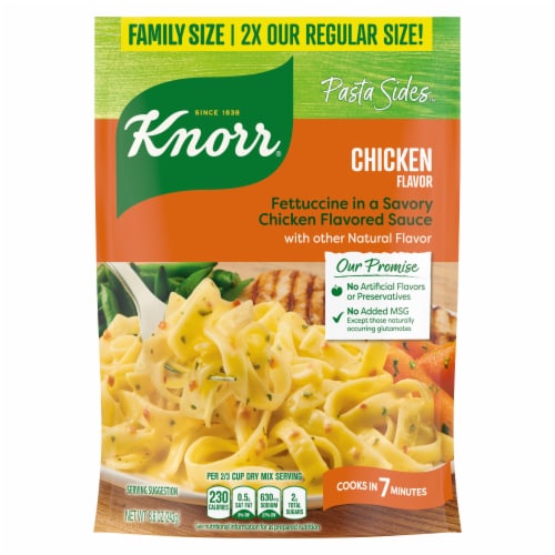 Knorr Chicken Fettuccine Pasta Sides Perspective: left