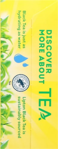Lipton® Black Tea Bags Perspective: left