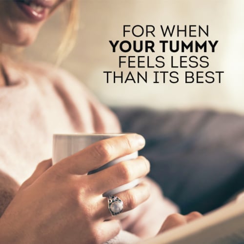 Lipton® Soothe Your Tummy Ginger Peppermint & Fennel Caffeine Free Herbal Supplement Tea Bags Perspective: left