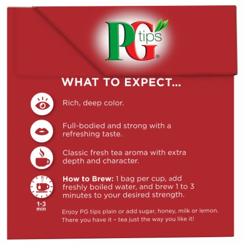 Pg Tips Extra Strong Black Tea Pyramid 40 Count Pack Of 6