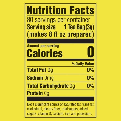 Lipton® Extra Bold Premium Black Tea Bags Perspective: left