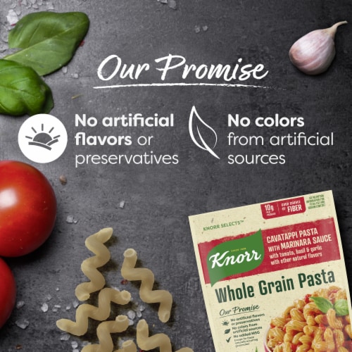 Knorr® Selects Tomato Basil & Garlic with Volanti Whole Grain Pasta Perspective: left