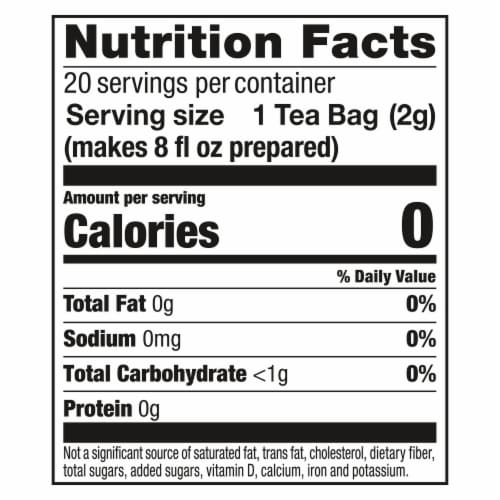Lipton® Orange Passionfruit Jasmine Green Tea Bags Perspective: left