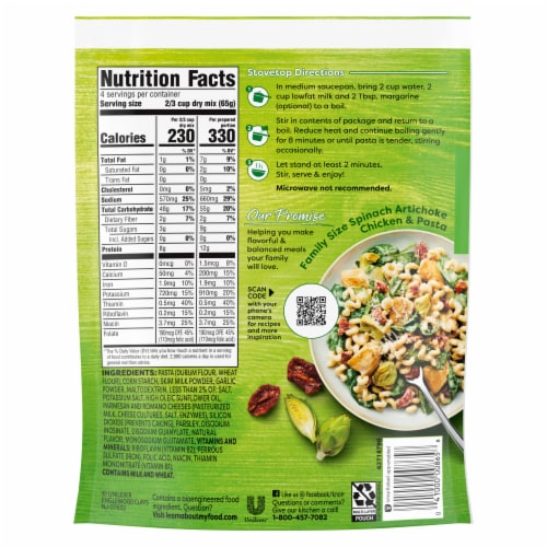 Knorr Creamy Garlic - Family Pack Pasta Side Dish Perspective: left