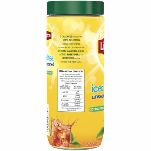 Lipton Decaf Unsweetened Instant Black Tea Mix, 3 oz Kroger