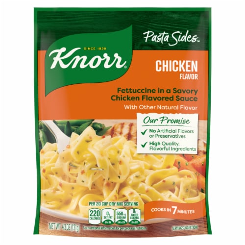 Knorr Chicken Fettuccine Pasta Sides Perspective: left