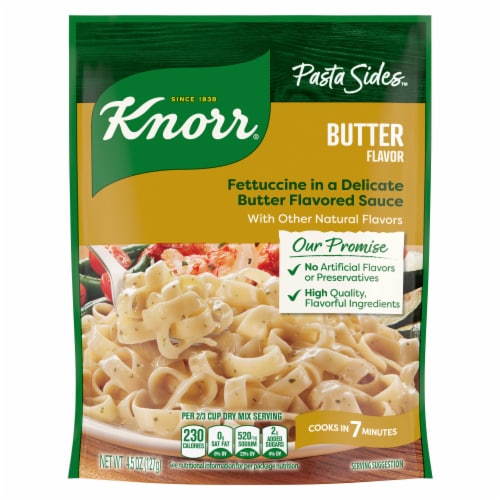 Knorr Butter Fettuccine Pasta Sides Perspective: left