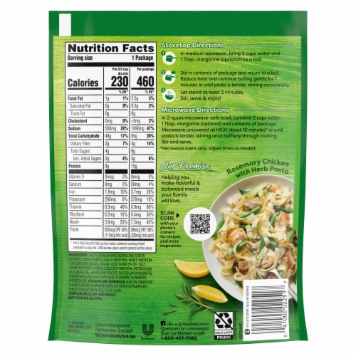 Knorr Butter & Herb Fettuccine Pasta Sides Perspective: left