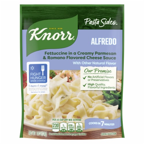 Knorr Fettuccine Alfredo Pasta Sides Perspective: left