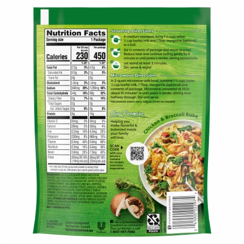 Knorr Chicken Broccoli Pasta Sides Perspective: left
