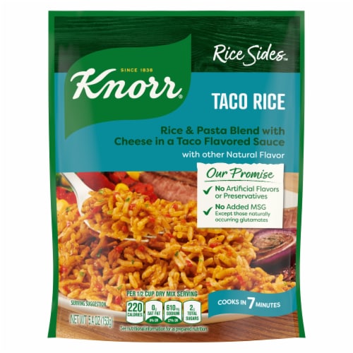Knorr Taco Rice Rice Sides Perspective: left