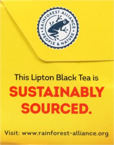 Lipton® Family Size Iced Black Tea Bags Perspective: left
