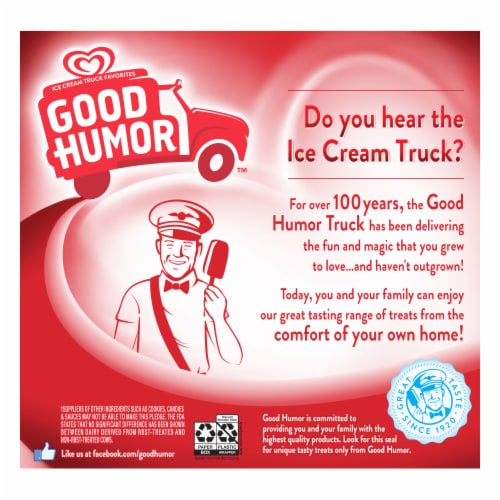 Good Humor Strawberry Shortcake Frozen Dairy Dessert Bars Perspective: left
