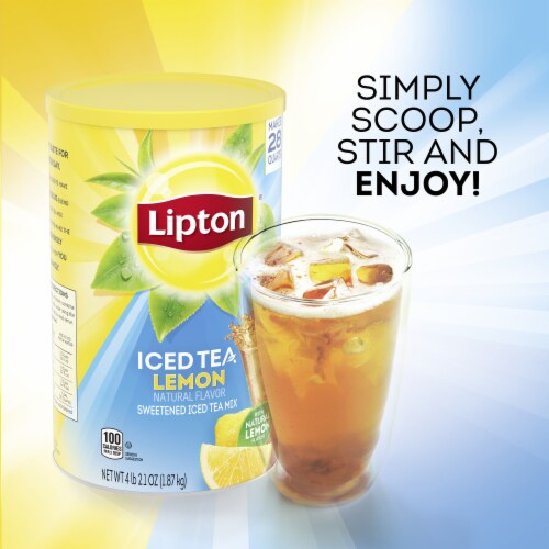Lipton® Lemon Sweetened Iced Tea Mix, 66.1 oz - Harris Teeter