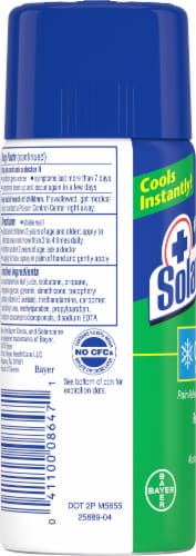 Solarcaine® Cool Aloe Spray Can Perspective: left
