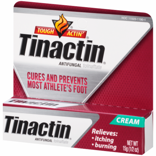 Tinactin Tolnaftate Antifungal Cream Perspective: left