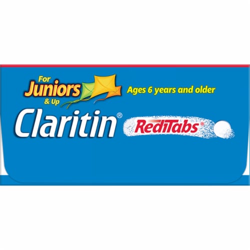 Junior's Claritin® Reditabs® 24 Hour Allergy Tablets 10mg Perspective: left