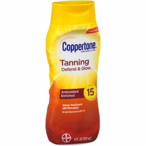 Coppertone® Tanning Sunscreen Lotion SPF 15 Perspective: left