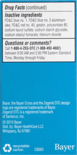 Zegerid OTC® Acid Reducer Capsules Perspective: left