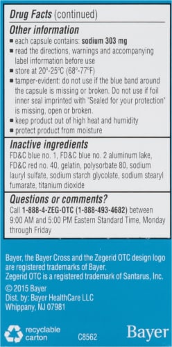 Zegerid OTC Acid Reducer Capsules Perspective: left
