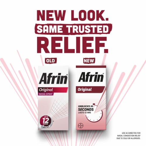 Afrin® Original Maximum Strength Nasal Spray Perspective: left