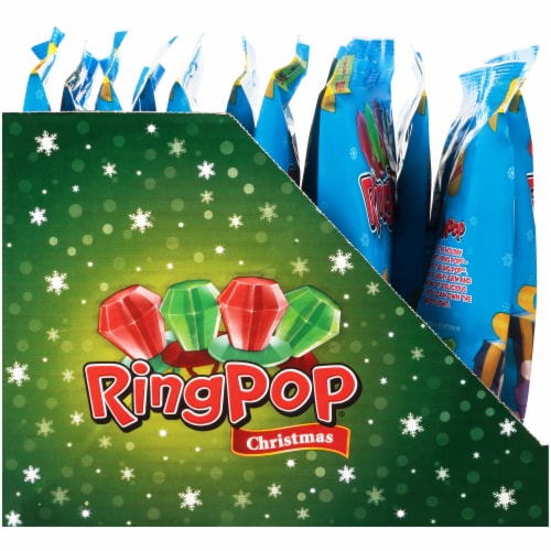 Ring Pop Christmas Candy Perspective: left