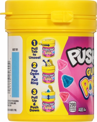 Push Pop® Gummy Pop-Its Candy Perspective: left