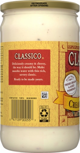 Classico® Creamy Alfredo Pasta Sauce Perspective: left