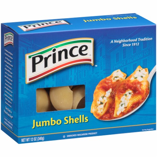 Prince® Jumbo Shells Pasta Perspective: left