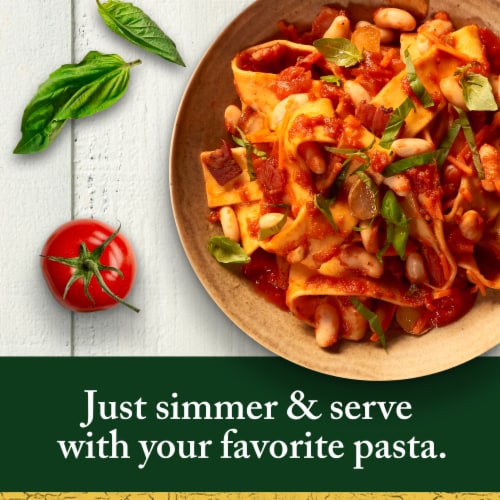 Classico Traditional Sweet Basil Spaghetti Pasta Sauce Perspective: left