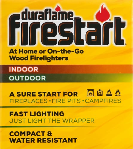 Duraflame Firestart Indoor & Outdoor Wood Firelighters Perspective: left