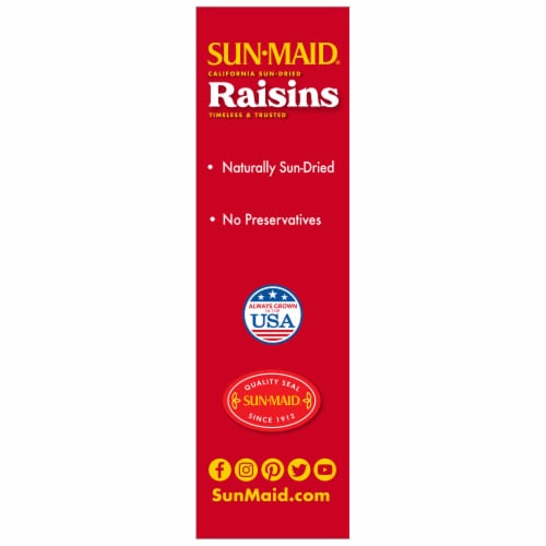 Sun-Maid® Natural California Raisins Perspective: left