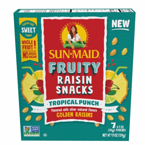 Sun-Maid® Tropical Punch Fruity Raisin Snacks Perspective: left